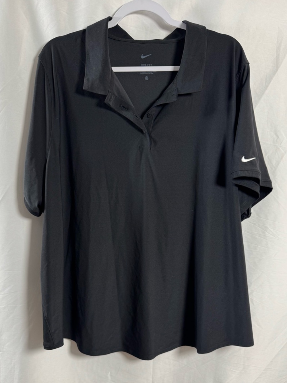 Nike Women’s Dri-FIT Performance Polo Black 3X